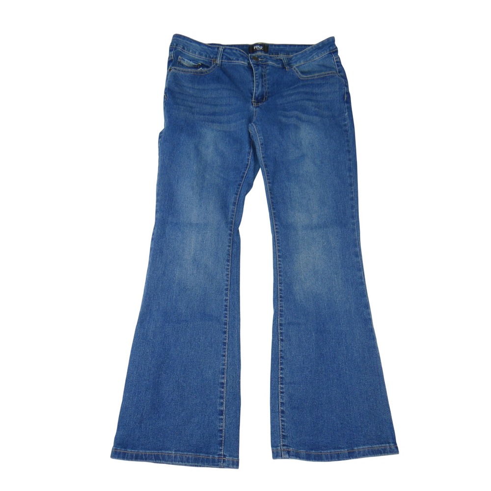 Rise Supply Co Womens Bootcut Jeans Medium Wash Blue Size 13 RSBC002-DDT-Y329